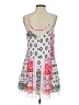 Bebe Graphic White Casual Dress Size 2 - photo 2