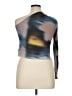 Miaou Blue 3/4 Sleeve Blouse Size XL - photo 2