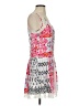 Bebe Graphic White Casual Dress Size 2 - photo 4