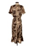 Lush Animal Print Brown Casual Dress Size S - photo 2