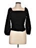 Shein Black 3/4 Sleeve Top Size L - photo 1