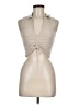 Zara Tan Sleeveless Blouse Size M - photo 1