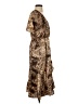 Lush Animal Print Brown Casual Dress Size S - photo 4