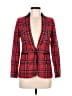J.Crew Plaid Red Blazer Size 00 - photo 1