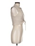 Zara Tan Sleeveless Blouse Size M - photo 4