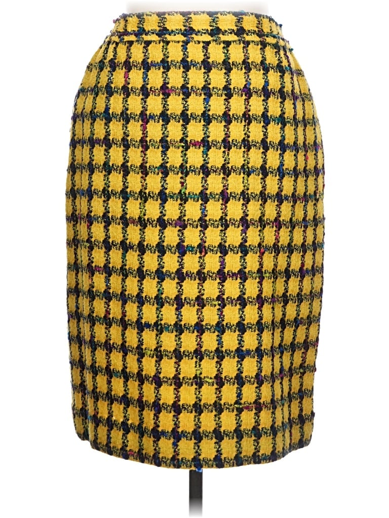 Pre-owned Doncaster Collection Formal Skirt In Yellow