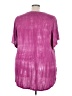 Torrid Tie-dye Pink Short Sleeve Blouse Size 5X Plus (5) - photo 2