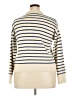 Unbranded 100% Acrylic Stripes Ivory Turtleneck Sweater Size XXL - photo 2