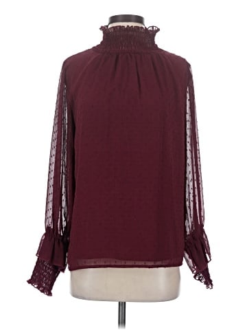A Dip of Darling Long Sleeve Blouse (view 1)