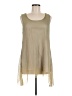 Alfani 100% Polyester Tan Sleeveless Blouse Size M - photo 1