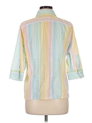 Foxcroft 3/4 Sleeve Button-Down Shirt (view 2)