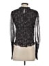 Veronica Beard 100% Silk Black Long Sleeve Silk Top Size 2 - photo 2