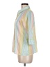 Foxcroft Stripes Yellow 3/4 Sleeve Button-Down Shirt Size 8 (petite) - photo 5