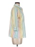 Foxcroft Stripes Yellow 3/4 Sleeve Button-Down Shirt Size 8 (petite) - photo 4
