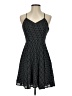 Express 100% Polyester Polka Dots Black Cocktail Dress Size 0 - photo 1