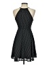 Express 100% Polyester Polka Dots Black Cocktail Dress Size 0 - photo 2