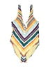 Hobie 100% Polyester Stripes Yellow Swimsuit Top Size M - photo 1