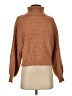 Unbranded Solid Brown Turtleneck Sweater Size S - photo 1
