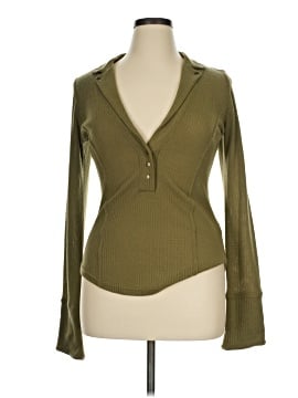 Free People Long Sleeve Henley (view 1)