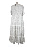 Torrid Floral Paisley Silver Casual Dress Size 5X Plus (5) - photo 2