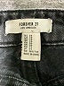 Forever 21 100% Cotton Hearts Black Denim Shorts Size 28 waist - photo 3
