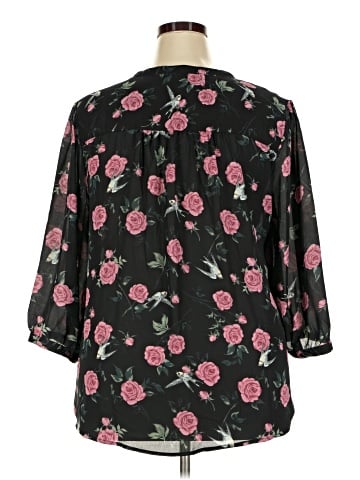 Catherine Malandrino 3/4 Sleeve Blouse (view 2)