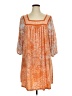 MICHAEL Michael Kors Paisley Orange Casual Dress Size 0X - photo 1