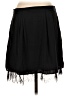 Gap 100% Polyester Solid Black Casual Skirt Size 2 - photo 2