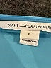 Diane von Furstenberg Teal Short Sleeve Top Size P (petite) - photo 7