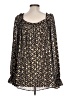 GiGio 100% Polyester Black Long Sleeve Blouse Size L - photo 2
