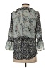 DR2 100% Polyester Blue 3/4 Sleeve Blouse Size S - photo 2