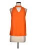 Shinestar 100% Polyester Orange Sleeveless Blouse Size M - photo 1