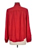 Ann Taylor 100% Polyester Red Long Sleeve Polo Size M - photo 2