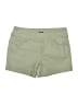 Hannah Solid Green Khaki Shorts Size XL - photo 1