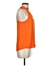 Shinestar 100% Polyester Orange Sleeveless Blouse Size M - photo 4