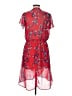 Japna 100% Polyester Floral Red Casual Dress Size L - photo 2