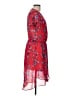 Japna 100% Polyester Floral Red Casual Dress Size L - photo 4
