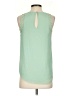 Naked Zebra 100% Polyester Green Sleeveless Blouse Size S - photo 2
