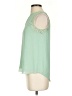 Naked Zebra 100% Polyester Green Sleeveless Blouse Size S - photo 5
