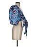 Rhode 100% Cotton Blue 3/4 Sleeve Blouse Size XS - photo 4