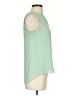 Naked Zebra 100% Polyester Green Sleeveless Blouse Size S - photo 4