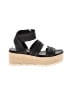 J/Slides Black Wedges Size 10 - photo 1