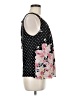 Elle 100% Rayon Black Sleeveless Blouse Size M - photo 4