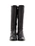 Unbranded 100% Leather Black Boots Size EU 37 1/2 - photo 2