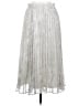 Ann Taylor 100% Polyester Metallic Silver Formal Skirt Size 2 - photo 1