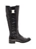 Unbranded 100% Leather Black Boots Size EU 37 1/2 - photo 1