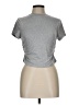 Unbranded Metallic Gray Short Sleeve Turtleneck Size L - photo 1