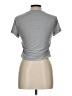 Unbranded Metallic Gray Short Sleeve Turtleneck Size L - photo 2