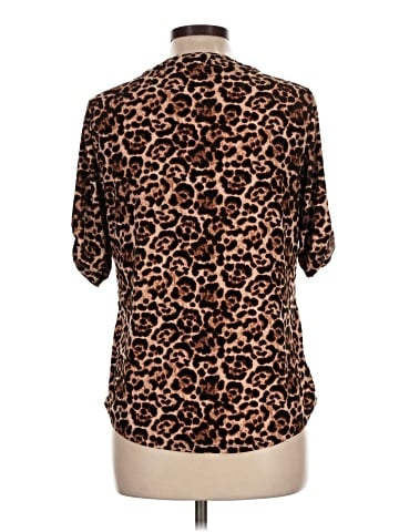 Always Indigo Short Sleeve Blouse (view 2)