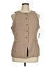 Good American 100% Polyester Tan Vest Size XL - photo 1